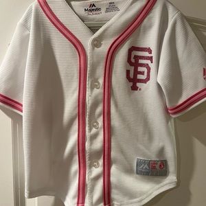 Toddler girl SF Giants jersey